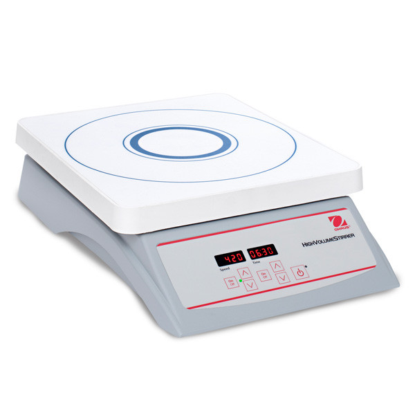 Photograph of Ohaus Advanced High Volume Stirrer, facing right.