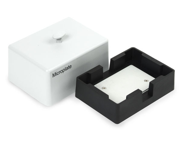 Photograph of Microplate Thermal Block for Ohaus Incubating Cooling/Thermal Shake.