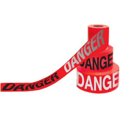 Day/Night Barricade Tape, DANGER