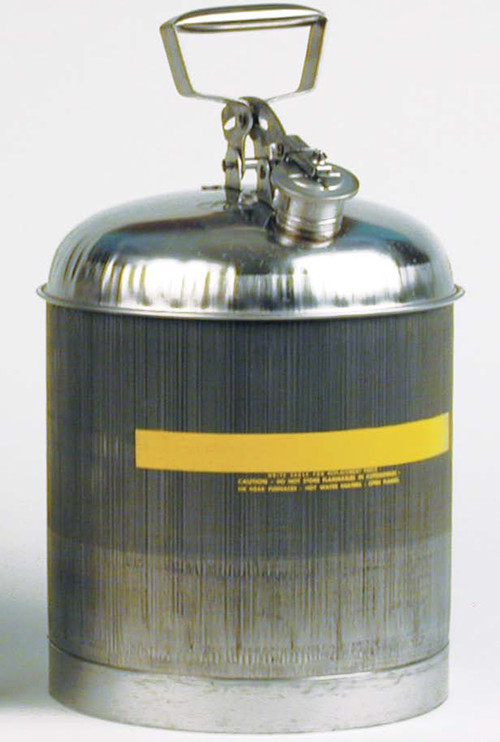 Eagle Type I Stainless Steel Safety Can 5 gallon