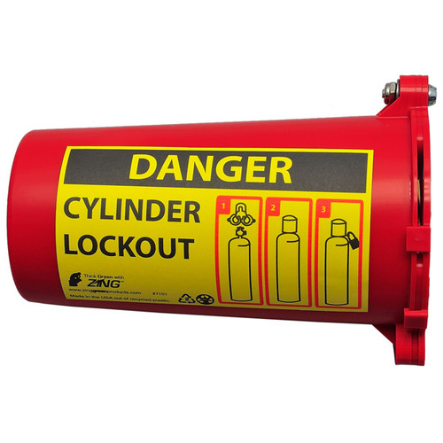 Zing RecycLockout™ Gas Cylinder Lockout Device, 3.5