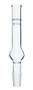 A photograph of a CG-1293-14 straight drying tube with 14/20 joint.