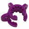 A photograph a purple size 12 24000 plastic standard taper joint clip.