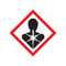 A photograph of a 03606 GHS health hazard pictogram label.