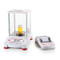 Photograph of Ohaus Pioneer® Analytical Balance, with optional portable printer.