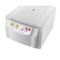 Photograph of Ohaus Frontier™ 5816  Multi Pro Centrifuge, left facing, lid closed.