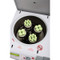 Close-up photograph of interior of Ohaus Frontier™ 5816R  Multi Pro Centrifuge with loaded optional swing rotor.