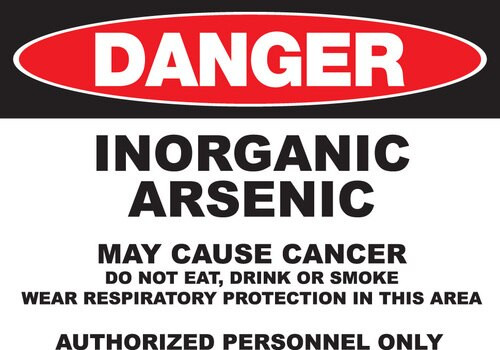 写真・グラフィック Arsenic Zing Danger Inorganic Arsenic Signs, 10