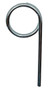 A photograph of a single 09826 new type fire extinguisher pull pin.