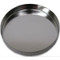 Photograph of a 90 x 14 mm reusable sample pan for use with Ohaus MB90 and MB120 moisture analyzers.