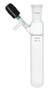 A photograph of a af-0537-a schlenk tube, outer neck w/ chem-cap® valve.