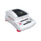 Photograph of MB92 Moisture Analyzer, closed, right-facing.
