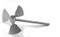 A photograph of a 21043 heavy-duty, 3-bladed propeller for high-viscosity solutions.