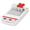 Photograph of Ohaus Digital 4 Block Dry Block Heater, left facing. Block and vials sold separately.