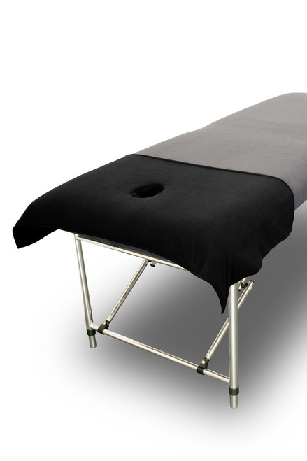 Product & Description

Table drapes lay over your table covers, fitted sheets or plinth covers & are an essential part of clinical practice. Table drapes are the items your client comes into contact with & therefore are changed for each client.

Table drapes have face holes & are used when you use the face hole in your treatment table.

The PTD01 table drape covers the top 1/4 of your treatment table.

Dimensions:  

100cm width 50cm length. Face hole inserted 20cm from the top of the table. Face hole 8 cm width 15cm length

Fabric: 

Fabric 100% polyester microfibre/fleece

Microfibre/fleece is a soft luxurious fabric that stays looking good when laundered correctly, making is long lasting 

This fabric doesn't stain as readily as traditional cotton options & is much quicker to dry.

 