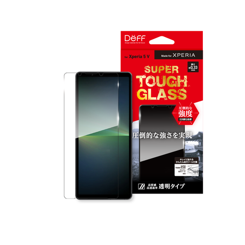 SUPER TOUGH GLASS Screen Protector for SONY Xperia 5 V（Transparent）