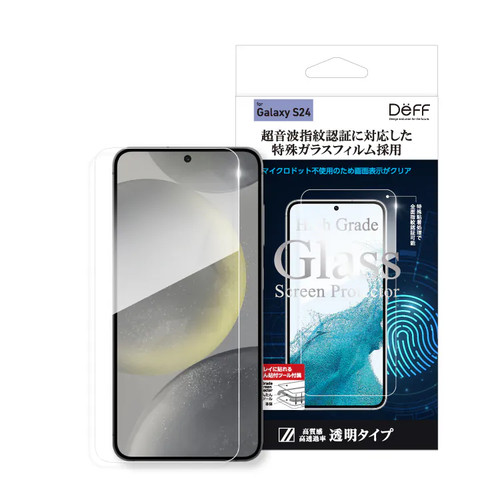 High Grade Glass Screen Protector for Galaxy S24（Supports Fingerprint Recognition）
