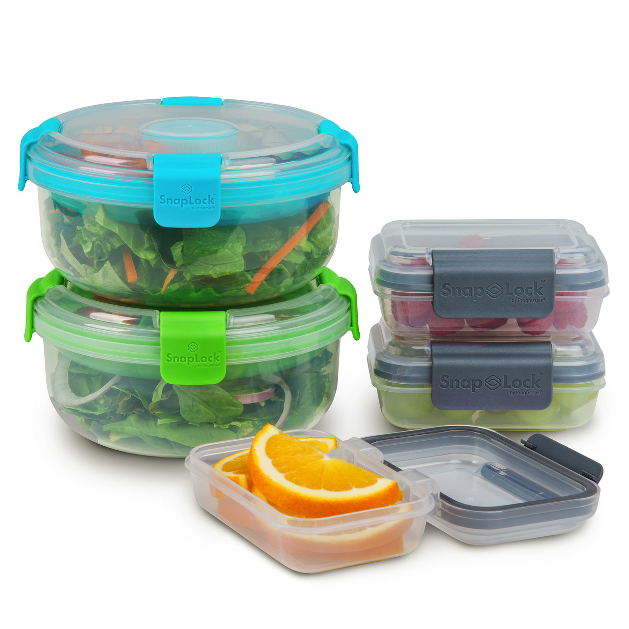 Snaplock BPA-Free, SNL-1005 Lunch To Go 5-Cup Food Storage Container