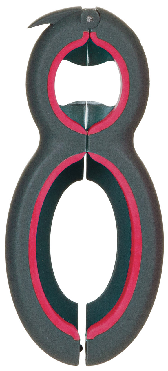 4-in-1 Grip Bottle Opener - Easily Opens Twist Caps, Bottle Caps, Canning  Lids and Can Tabs! (1)