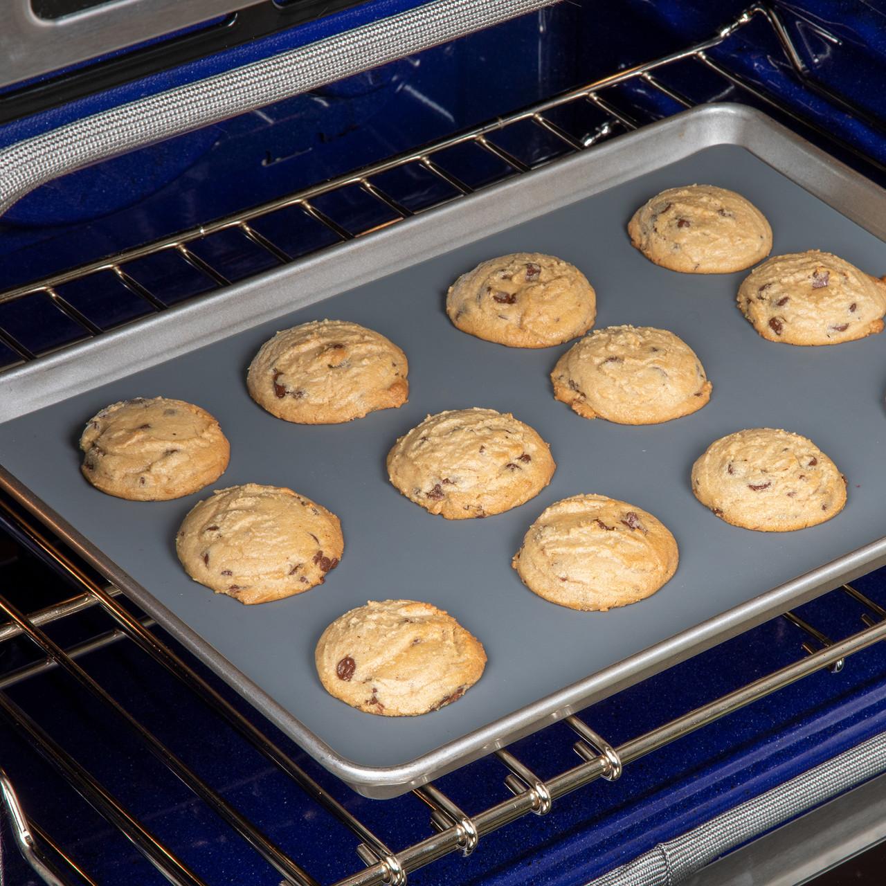 Silicone Baking Mat & Multi-purpose Microwave Mat, 4 in 1 KooMall Non Stick Reusable  Cookie