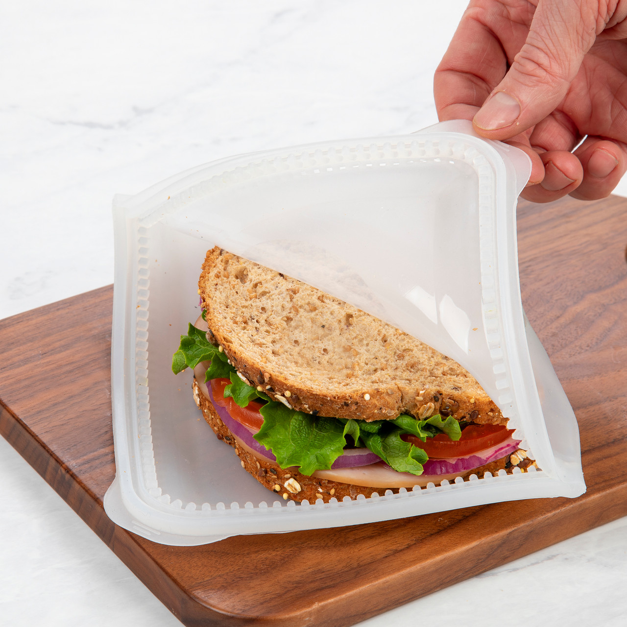Essential Everyday Sandwich Bags, Double Zipper, Extra Large, Plastic Bags