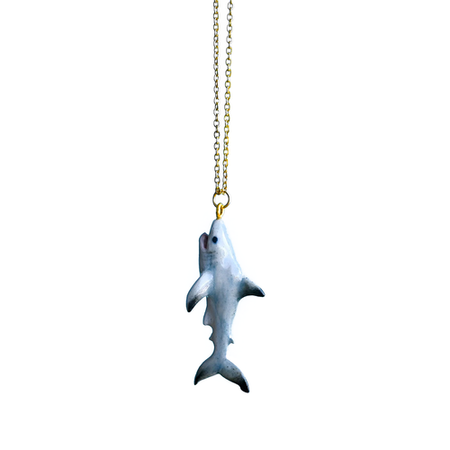Porcelain Shark Necklace