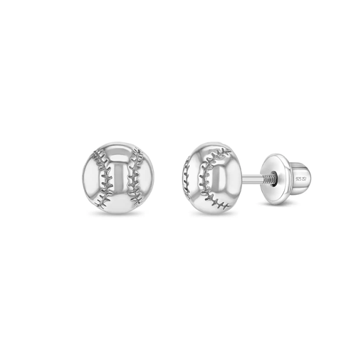 Softball or Baseball Stud Earrings for Kids