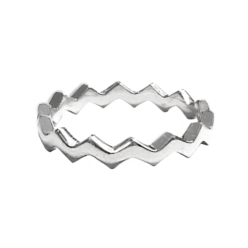 Zig Zag Stacking Ring - size 7