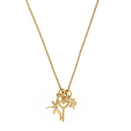 Tiny Matte 24k Gold-Plated Sterling Silver Charms