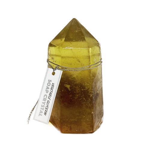 Yellow Fluorite Crystal Soap