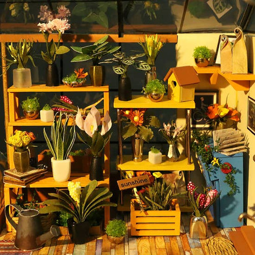 Flower House DIY Miniature Kit