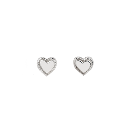 Tiny Heart Stud - Single