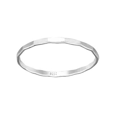 Stacking  Hammered Ring - size 5