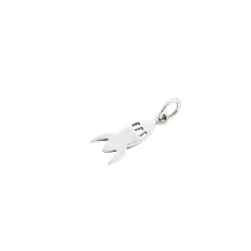 Sterling Silver Rocket Charm