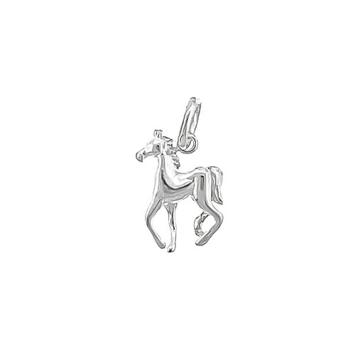 Silver Horse Charm