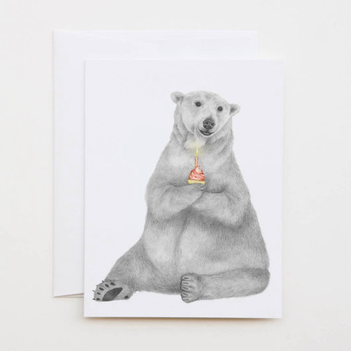 Hudson Churchill Polar Bear Greeting Card with Whimsical Story
