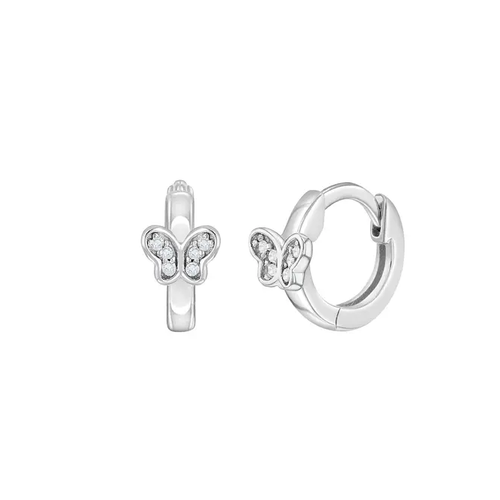 Butterfly Huggie Earrings