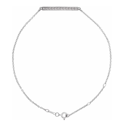 Patterned Bar Bracelet