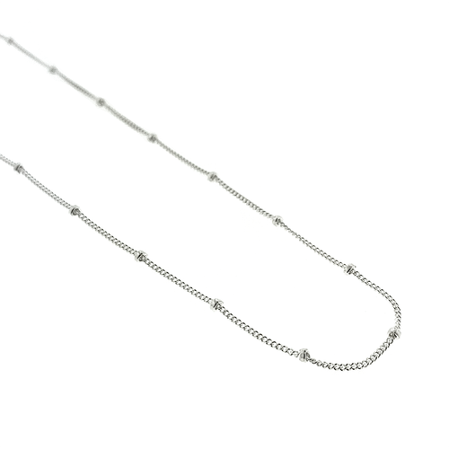 Curb Chain with Beads