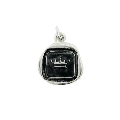 Crown Wax Seal Charm