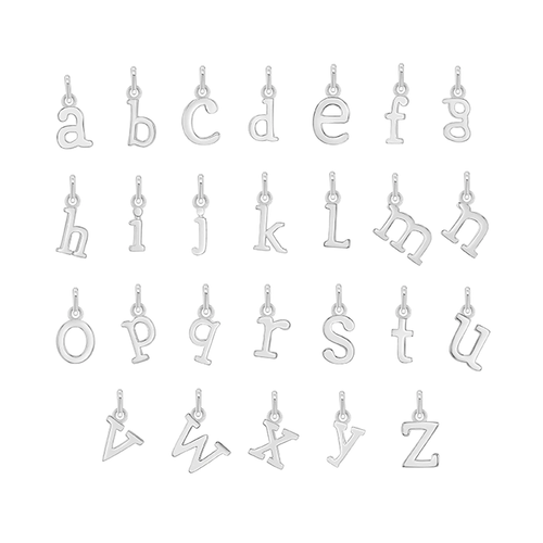 Letter Charms for Bracelet or Necklace