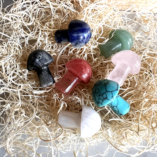 Genuine Gemstone Mushrooms