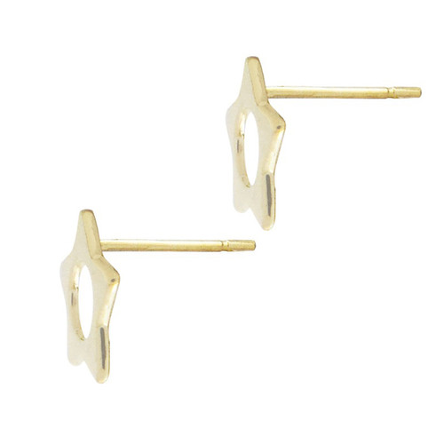14k Star Stud Earrings - Single