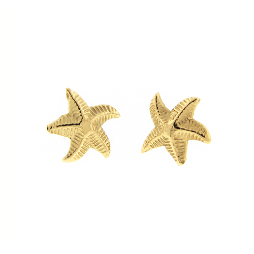 14k Starfish Earring - Single