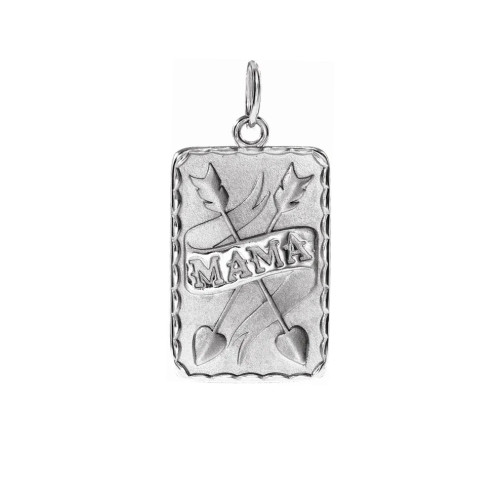Mama Heart Arrows Pendant or Necklace