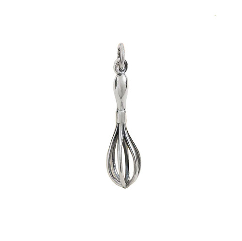 Sterling Silver Whisk Charm