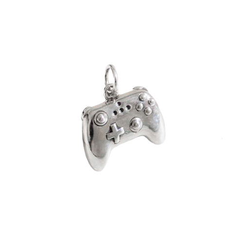 Sterling Silver Game Controller Charm