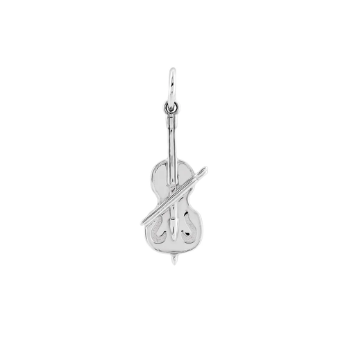 Violin Silver Charm