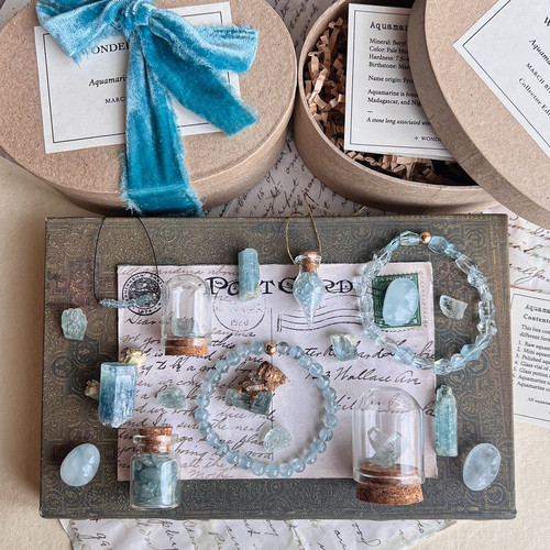 Aquamarine Curiosity Box — March Birthstone