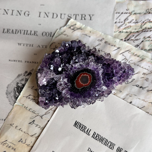 Amethyst Stalactite Eye Crystal · Uruguay